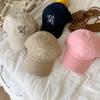 Soft Top Letter Embroidered Baseball Cap for Women New Age Reducing Face-reducing Versatile Sun Visible Casual Baseball Cap for Men