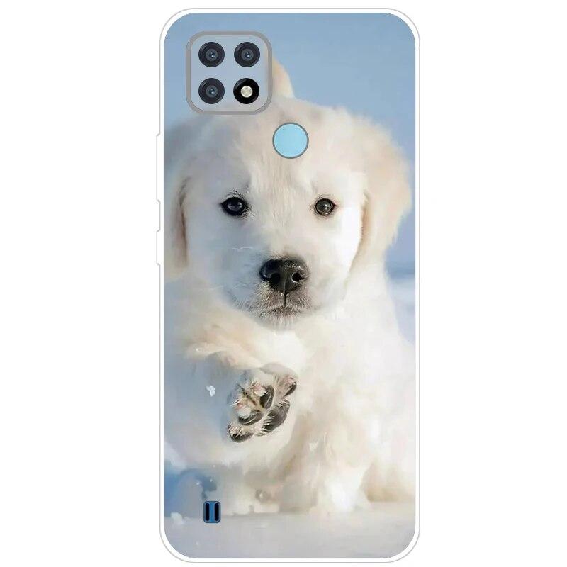 Realme C21 Hülle 6.5'' Klar Silikon Fudnas Weiche TPU Hülle Für Realmi C21 2021 Hülle C 21 Handyhüllen Rückseite RealmeC21 Bumper
