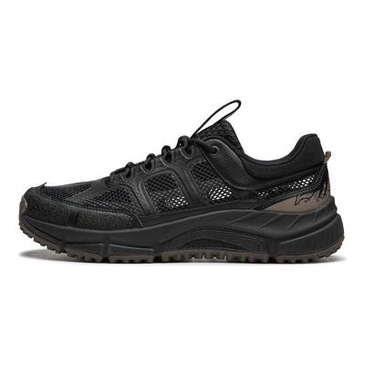 Li Ning CF Su Series Yijie Lite RT Stoßdämpfend Abriebfest Low Top Wanderschuhe Herren Wanderschuhe Schwarz AHTU003-4