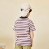 Boy's Color-Block Striped Short Sleeve T-Shirt