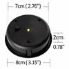 2pcs 7cm Solar LED Decorative Lights Electronic Glowing Accessories for Garden Patio Outdoor