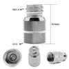 CO2 Cylinder Adapter For SodaStream TR21-4 Male Thread To G1/2 Type30 Female Thread