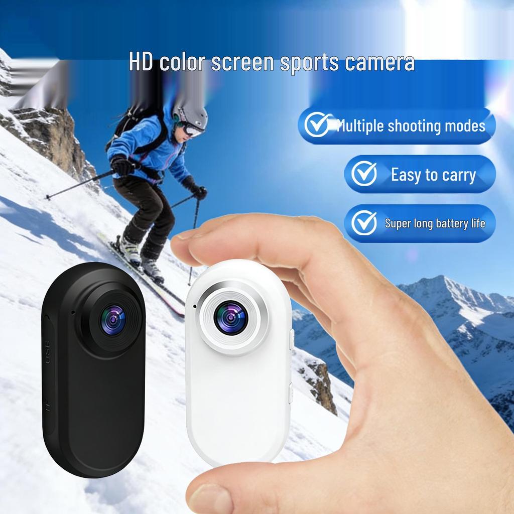 Outdoor Shockproof Cycling & Motorcycle Thumb Camera for Vlogging, Mountain Climbing, Fishing, and Pet Recording