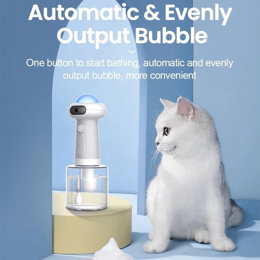Shampoo Pet Bathing Machine Easy To Use Automatic Foam Sprayer Cat Dog Bath Bubbler  Pet Salon