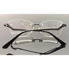 RSINC Imported Men Rimless Eyeglass Metal Gun-Grey Cat Eye-ware 81339133 Cart-11 JL166604552128