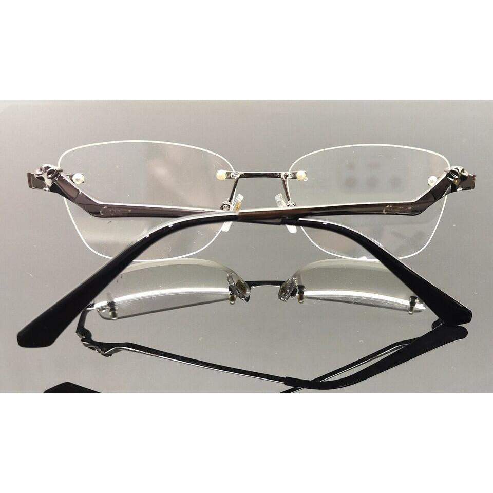 RSINC Imported Men Rimless Eyeglass Metal Gun-Grey Cat Eye-ware 81339133 Cart-11 JL166604552128