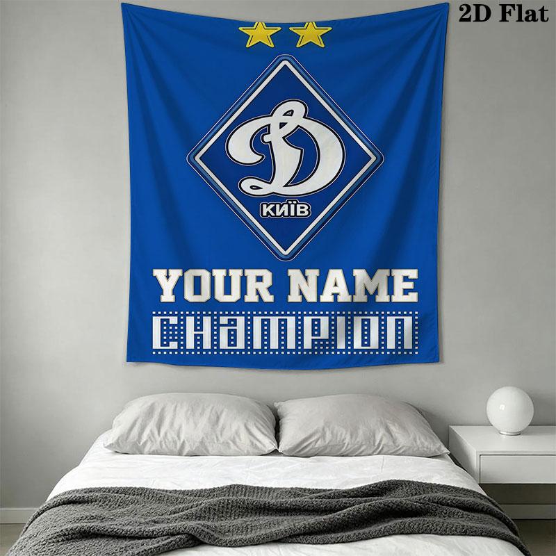 Custom Dynamo Kyiv Wall Hanging Printed Fabric Blanket Decorative Tapestries for Bedroom Living Room Home Decor