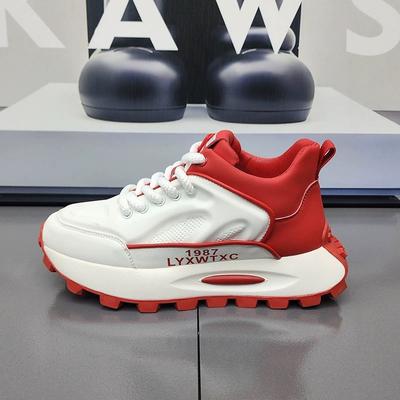 Fashion Spring and Autumn 2024 Men's New Ultra Light Soft Sole Elevated Versatile Casual Shoes Youth Campus Style Student Sports Shoes