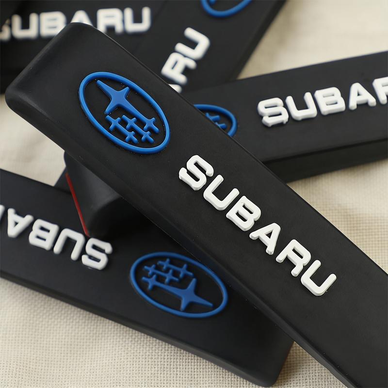 6Pcs Car Door Edge Guard Strip Anti-scratch Bumper Stickers For Subaru Impreza Legacy WRX STI BRZ Forester XV Outback Crosstrek Z9