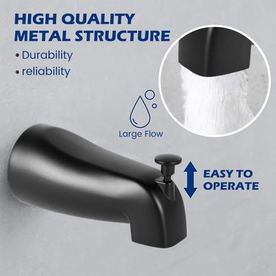 Shower Mixer Bath Faucet Modern Bathroom Sink Faucet Hot Cold Water Basin Mixer for 1/2 Inch Copper Tube with Shower Diverter