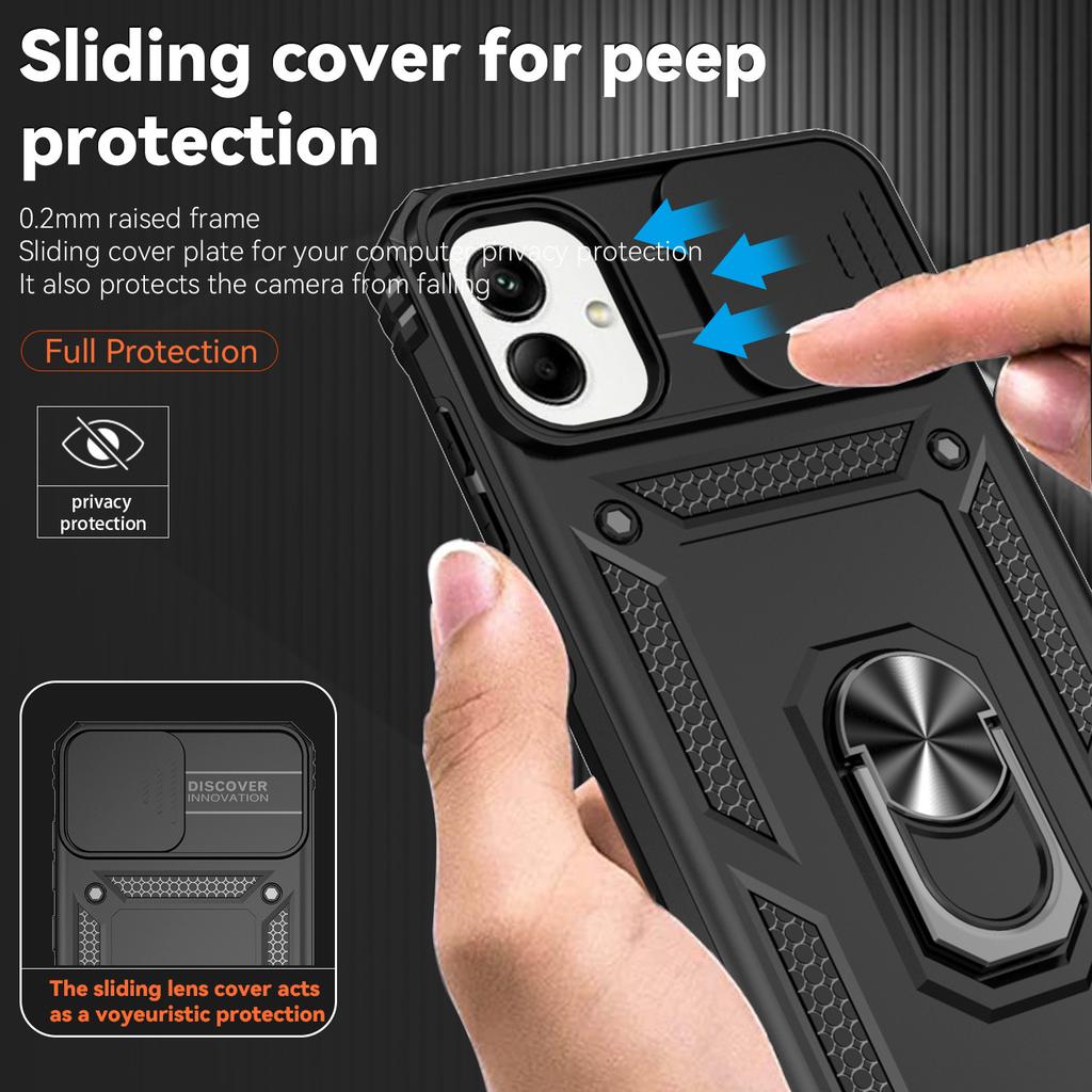 For Samsung Galaxy A05 4G Camera Protection Case PC+TPU Military Grade Phone Cover