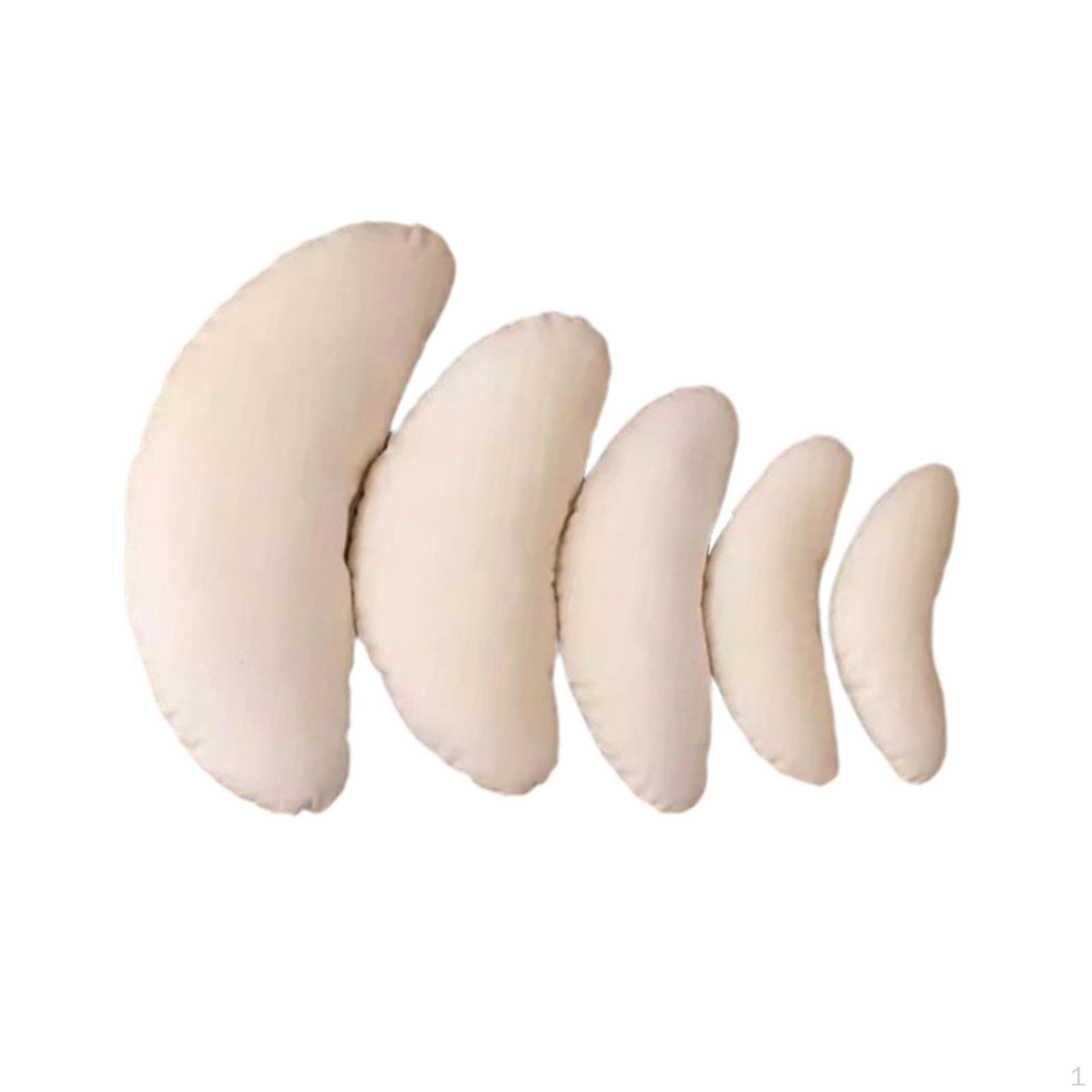 

Подушка для позирования новорожденного, набор из 5 предметов, полумесяц для детской фотостудии, цвет хаки белый