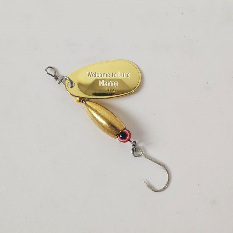 Pastoral Black Pit Rotating Bass Spinner Lure