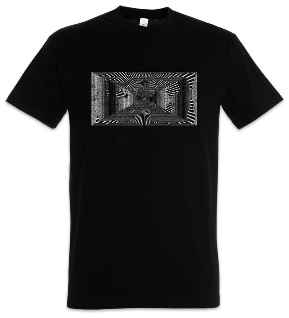 3D Maze T-Shirt Mens Womens Tees Top Labyrinth Mystic Hypnosis Hypnotize Spiral Symbol Sign Circle