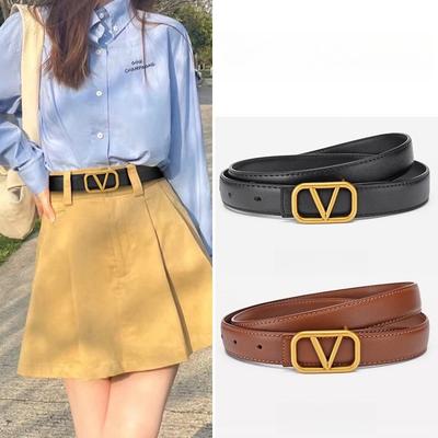 Cintura a V da Donna di Alta Gamma da Business Sottile Cintura Versatile per Gonna da Donna