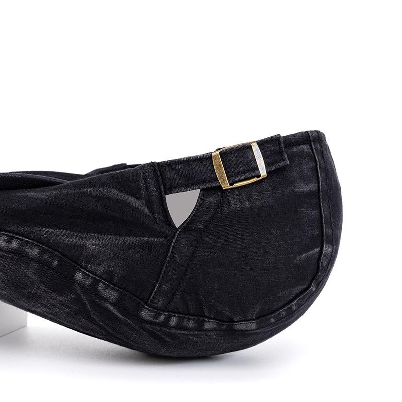 Beret Men's Spring Summer Forward Cap Retro Sun Protection Hat British Peaked Cap