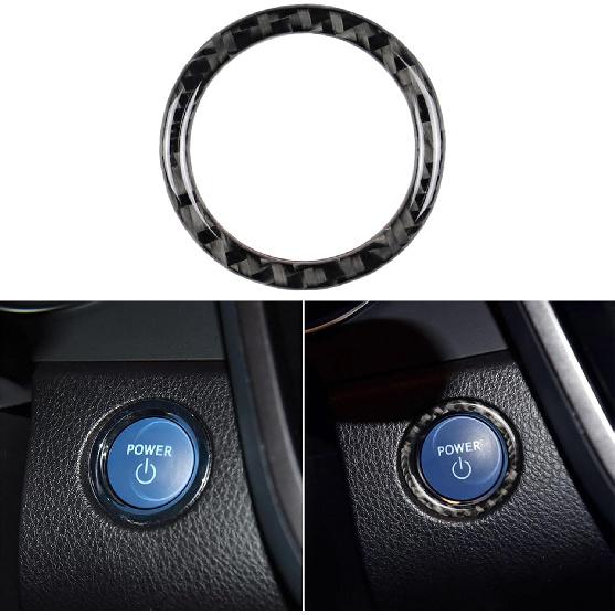 

NVCNX Real Premium Carbon Fiber for Toyota Camry Accessories 2018-2024 2019 2020 2021 2022 2023 SE/LE/XSE/XLE/SE Nightshade/L/TRD Dash Driver Side Dash Engine Push Start Bu