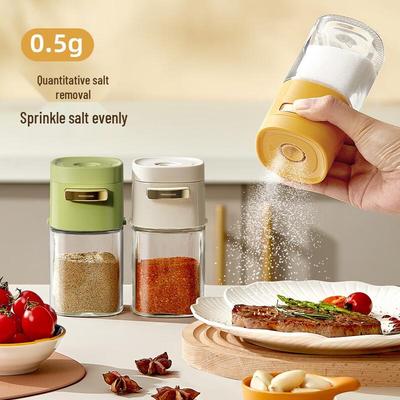Deouxingguang Set of 3 Glass Quantitative Seasoning Jars
