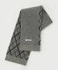 Seteo Argyle Muffler Charcoal