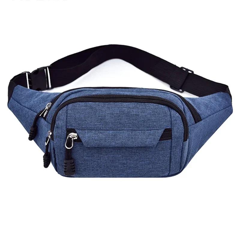 Marsupio da Uomo/Donna Multifunzionale Grande Capacità Borsa a Cintura Porta Telefono per Sport all'Aperto Resistente all'Usura Impermeabile Crossbody