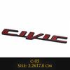 3D Metal Ivtec Letter Emblem Badge Decal Car Styling For Honda Civic Logo Car Rear Tail Trunk Stickers Decals Auto Accessories akf256