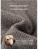 Men's 2025 Winter Wool Sweater: Fashionable Korean Style, Loose Fit, Thickened Round Neck for Middle-Aged and Young Men.