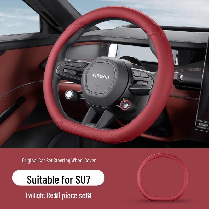 Xiaomi SU7 Yu7 Ultra-Thin Anti-Slip Silicone Steering Wheel Cover Diameter 38cm
