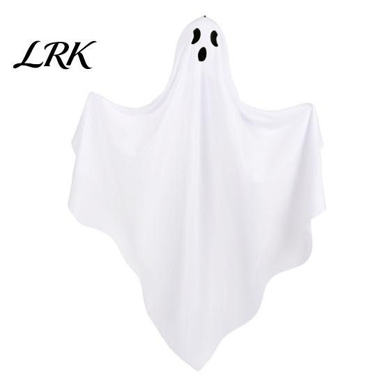 Suspended Ghost Decor Indoor Halloween Hanging Outdoor Decoration, Cute Flying White for Courtyard Front Yard, Porch, Patio, Lawn, Garden, Tree, Party