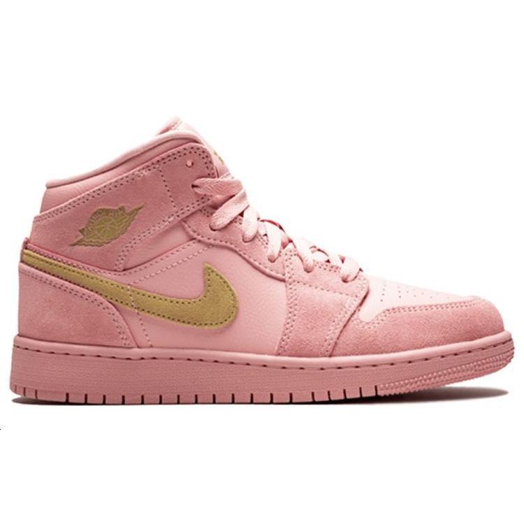 Air Jordan 1 Mid SE 'Coral Stardust'GS BQ6931-600