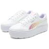 New PUMA Karmen Exotics Low Top Skateboard Shoes Women's White Pink 386409-02
