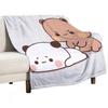 Cute Bear Flannel Blanket Cartoon Animation Digital Printing Air Conditioner Blanket Lunch Break Blanket