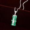 S925 Sterling Silver Bamboo-Inspired Diamond Necklace Women's Luxury Pendant Clavicle Chain