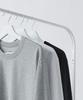 TOPBOY [2Pack] Basic Standard Fit 30-Count Plain Long Sleeve T-Shirt 3 Colors (Type B)