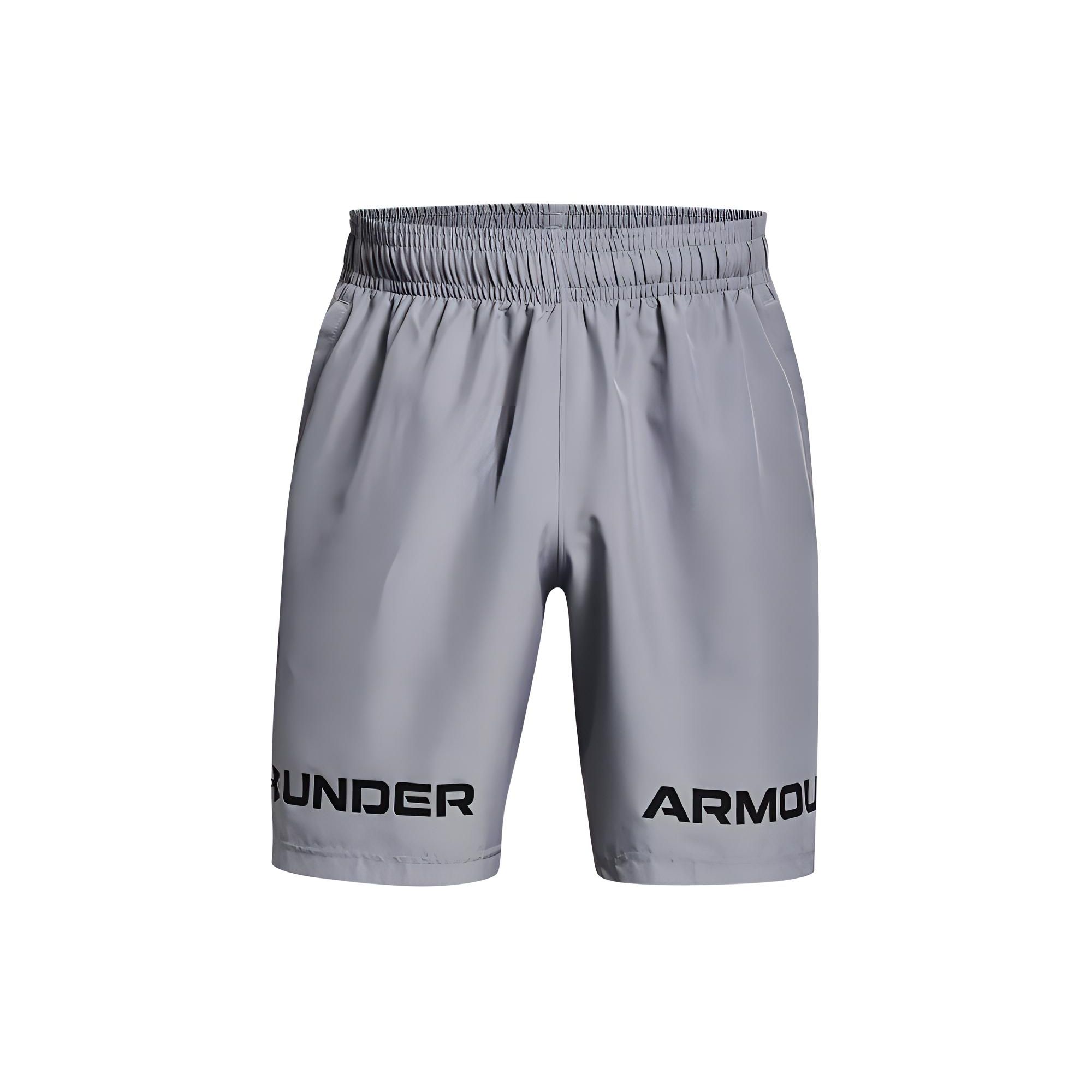 

Under Armour Тканые графические буквы с принтом эластичный пояс повседневные шорты мужские шорты сталь 1361433-035 M