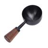 Coffee Scoop Vintage Bean Tea Measuring Spoon Retro 304 Stainless Steel Short Wooden Handle Kitchen Utensil for Serving