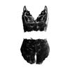 Women's Fashion Sexy StrapsTwo-Piece Suit Color Wireless Bra Sexy Underwear Panties