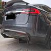 Tesla Model X RZ Carbon Fiber Rear Bumper Diffuser Spoiler Kit