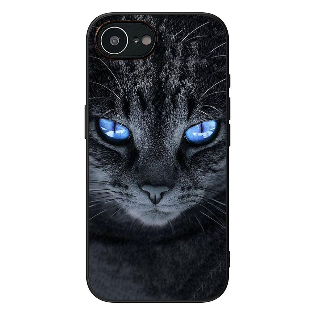 Soft Cover for Samsung Galaxy S25 S24 S23 FE Plus Ultra S7 Edge A16 A15 5G S25+ Coque Phone Case Meow Eyes Kitten Cat