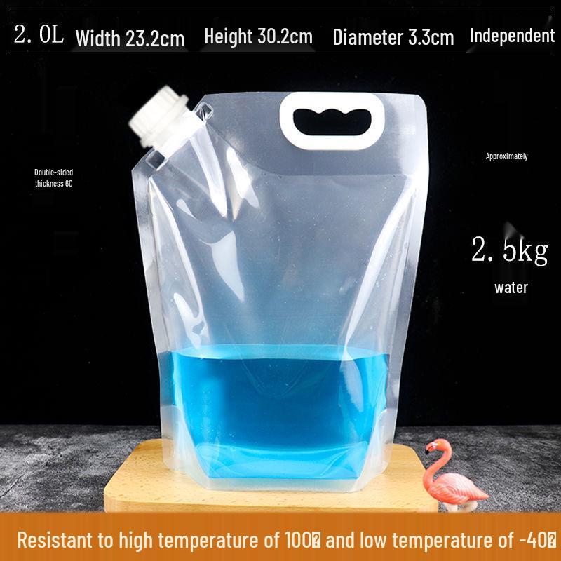 Disposable Transparent Spout Bag for Soy Milk, Chinese Medicine, Soup, or Beverages - Self-Standing and Convenient for Takeaway