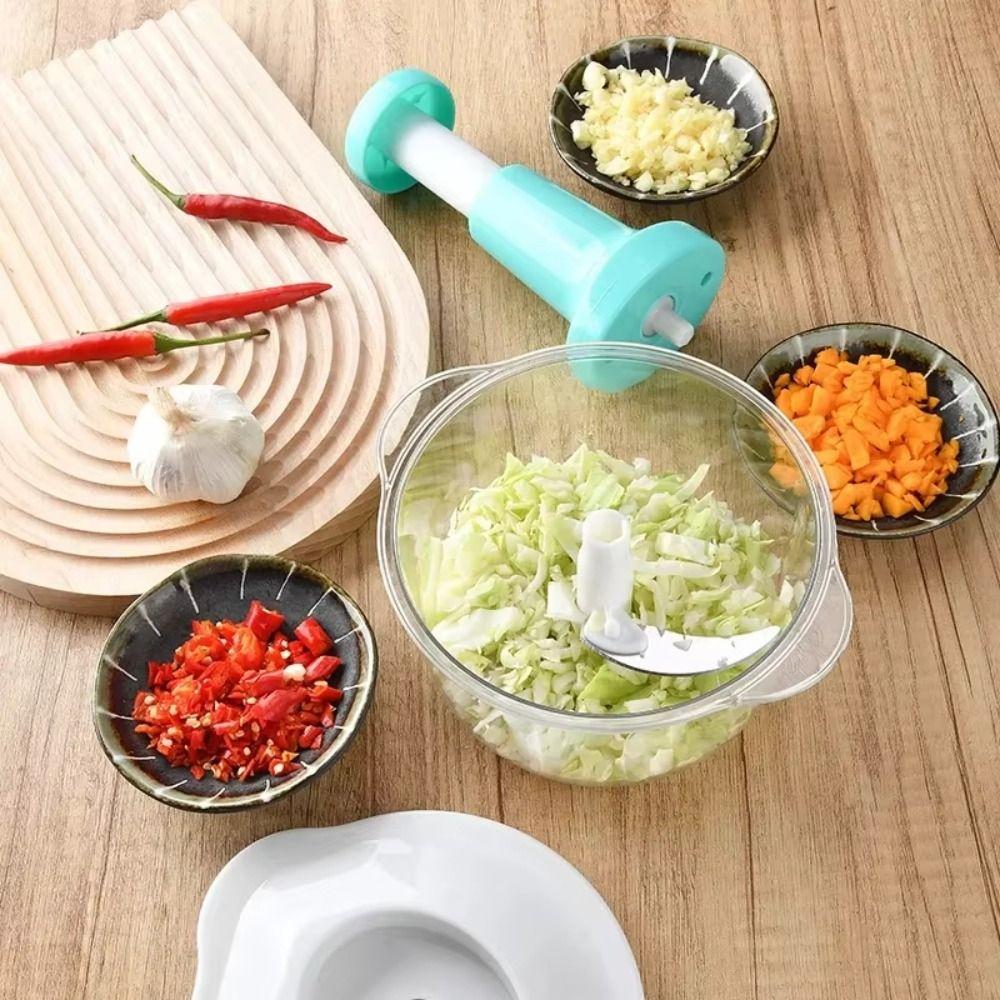 Removable Vegetable Mincer Manual Press Special Ingredients Mixer Garlic Mincing Machine  for Home