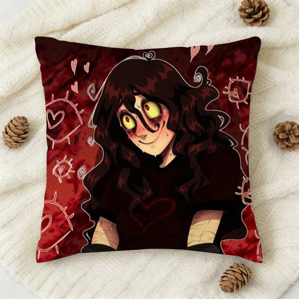 Horror Game Jjohn Ddoe Doublesided Printed Square Decorative Cushion Cover for Sofa Living Room Home Decor