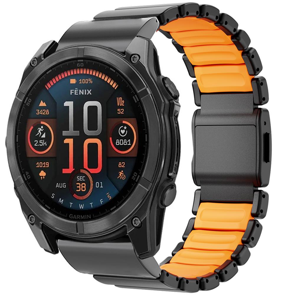 26mm Titanium Band for Garmin Watch Enduro 3 2 Fenix 8 7X Pro 51mm Fenix 6X Luxury Man Strap for Garmin Tactix 7 Pro Watchband