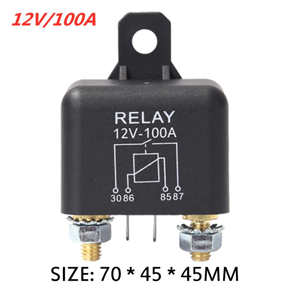 

VODOOL реле высокого тока пусковое реле 24 В/12 В 100 А/120 А силовое автомобильное реле сильного тока пусковое реле автомобиля для стиля усилителя