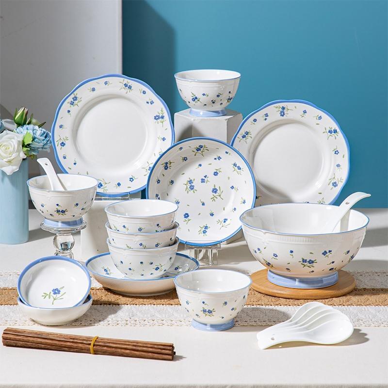 Hao Ai Jia Landai 30-Piece Ceramic Dinnerware Set