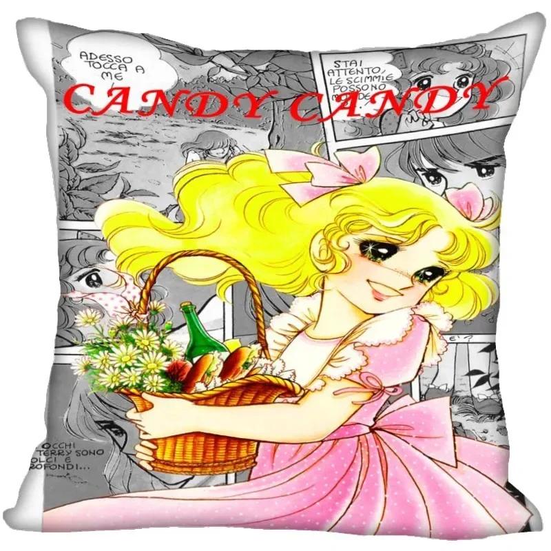 Candy Candy Polyester Cushion Cover Children's Room Decoration Pillow Case Living Room Chair Sofa Home Decoration 1007