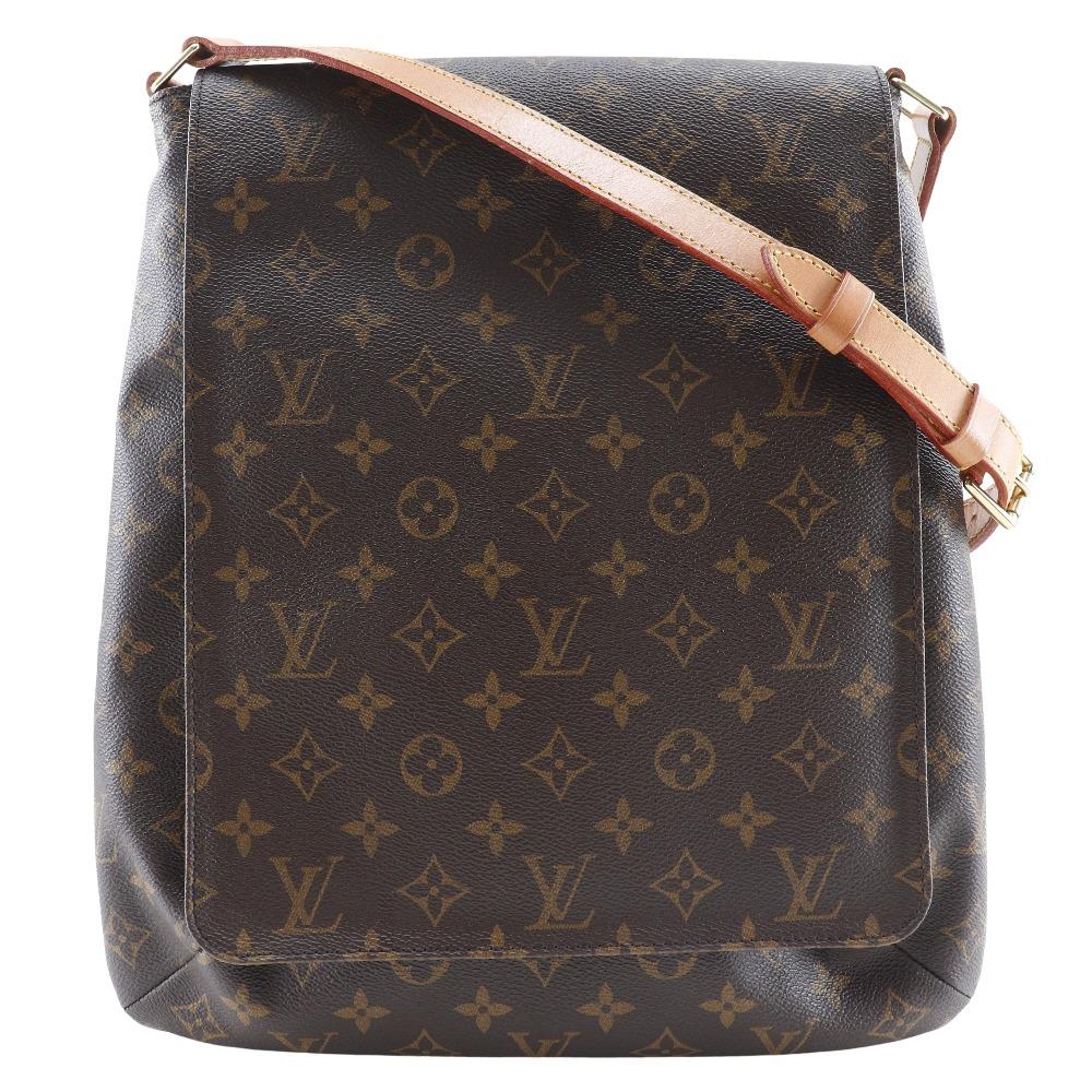 LOUIS VUITTON Muset Shoulder Bag M51256 Brown Monogram canvas Women Used
