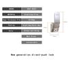 China Factory  Custom Security Inside Doors Handle Aluminum Anti-Rust Interior Classic  Mortise Lock Set