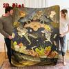 Delicious in Dungeon 2D Flat Pattern Flannel Blanket High quality All Seasons Warmth and Comfort Perfect for Christmas Gifts.PMT0914285