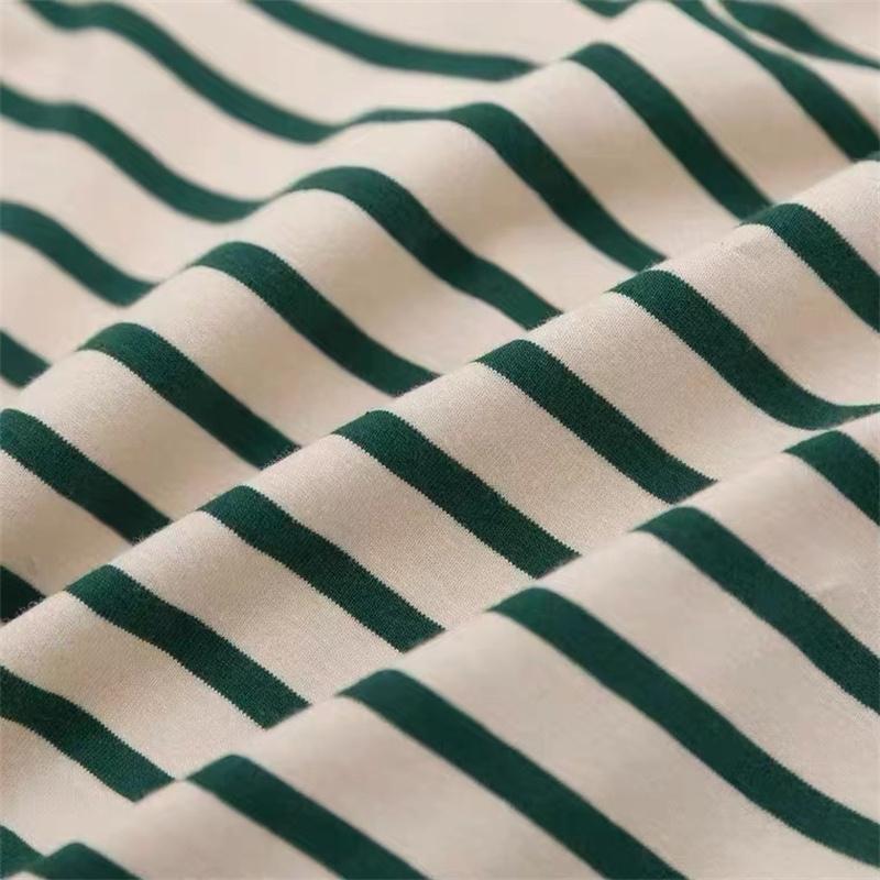 Hirsionsan 2022 Tricouri de bază cu dungi groase pentru femei, toamnă, mâneci lungi, fund lejer, pentru femei, ocazional, tricotat, din bumbac, îmbrăcăminte pentru femei