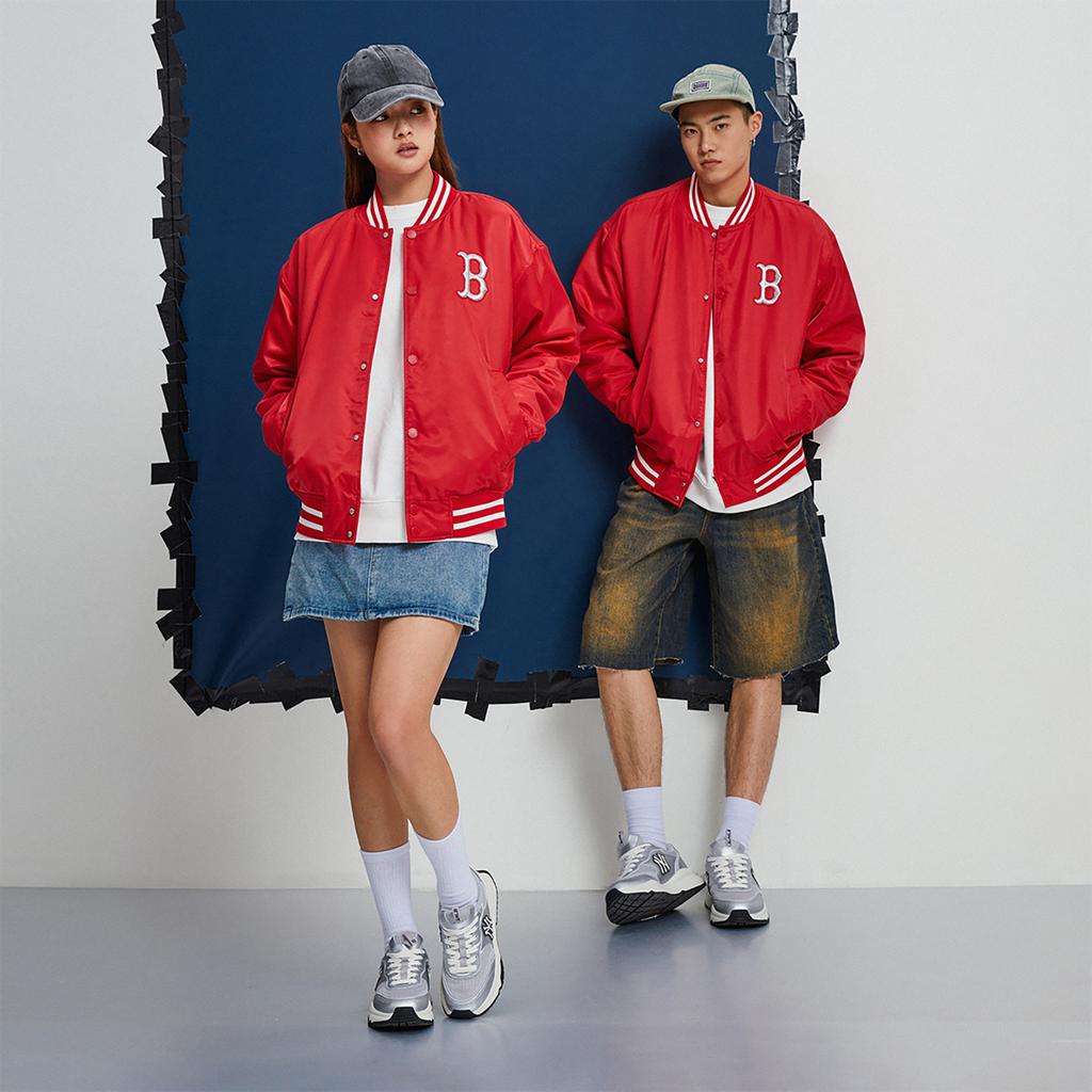 New MLB SS24 Jackets Coats Spring And Autumn Unisex Red 3AJPQ0141-43RDS